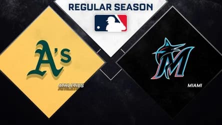 Athletics vs Miami Marlins